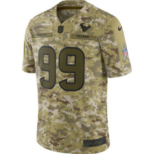 Load image into Gallery viewer, J.J. Watt Houston Texans Salute to Service Limited Jersey - Camo
