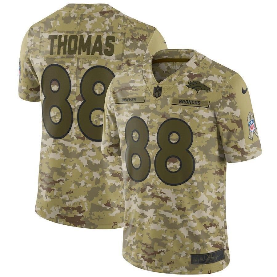 Demaryius Thomas Denver Broncos Salute to Service Limited Jersey Cam Aquala Tee