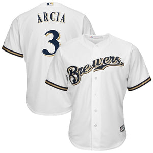 Orlando Arcia Milwaukee Brewers Baseball Player Jersey