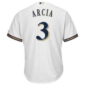 Orlando Arcia Milwaukee Brewers Baseball Player Jersey