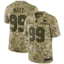 Load image into Gallery viewer, J.J. Watt Houston Texans Salute to Service Limited Jersey - Camo