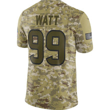 Load image into Gallery viewer, J.J. Watt Houston Texans Salute to Service Limited Jersey - Camo