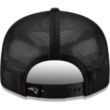 Load image into Gallery viewer, New Era New England Patriots Black Black On Black 9FIFTY Adjustable Hat