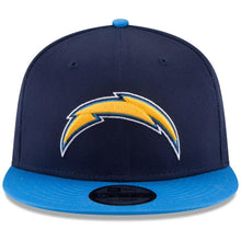 Load image into Gallery viewer, New Era Los Angeles Chargers Powder Blue 2017 Sideline Official 9FIFTY Snapback Hat
