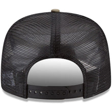 Load image into Gallery viewer, New Era New England Patriots Woodland Camo/Black Trucker 9FIFTY Snapback Adjustable Hat
